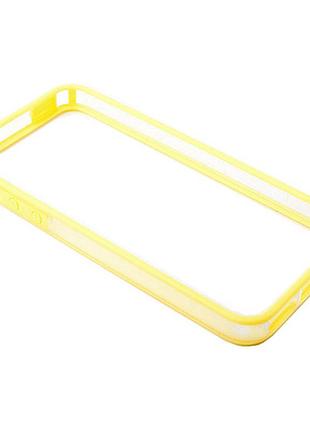 Бампер devia для iphone 5/5s/5se crystal yellow