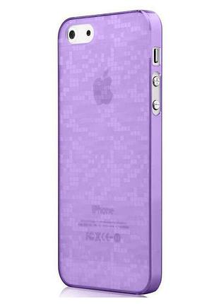 Чехол vouni для iphone 5/5s/5se ultra slim purple