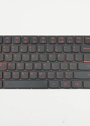 Клавіатура для ноутбука lenovo y520, y520-15ikb, y720, y720-15ikb підсвітка black/red ориг