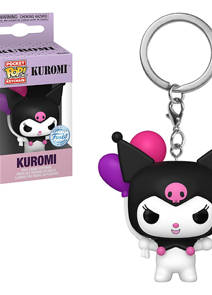 Фігурка брелок funko pop хеллоу кітті куромі hello kitty kuromi 4 см fp hk k kc