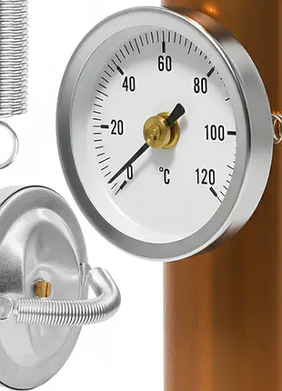 Термометр с циферблатом ruhhy 26557, круглый, до 120°c