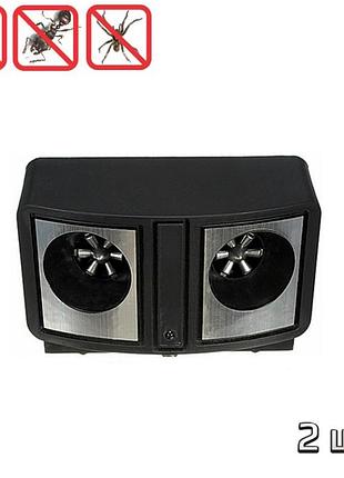 Комплект ультразвуковой отпугиватель грызунов (2шт.) dual sonic pest repeller ультразвук от мышей/крыс