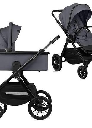 Універсальна коляска 2 в 1 lionelo layla 2in1 grey stone