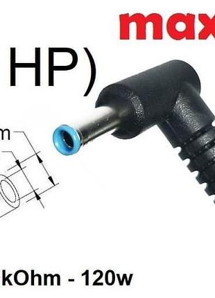 Dc кабель для блока питания 4.5x3.0(2.7)mm (+pin) (8a) (1.2m) (a class) 1 день гар.