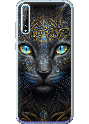 Чехол на huawei p smart s кошка "5548u-1813-851"