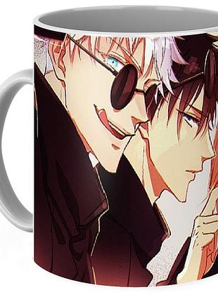 Кружка geekland магическая битва jujutsu kaisen герои в очках jk.02.08