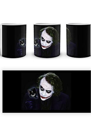 Кружка geekland белая джокер joker с картой бэтмена jk.02.348