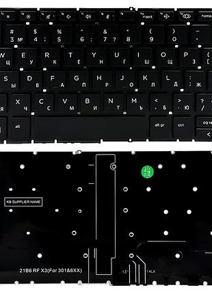 Клавиатура hp elitebook 830 g9 840 g9 845 g9 черная без рамки прямой enter original prc