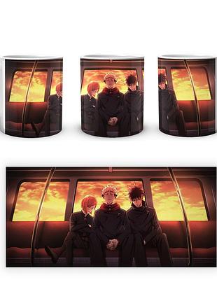 Кружка geekland jujutsu kaisen магическая битва итадори нобара мегуми jk.02.19