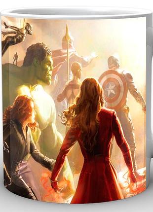 Кружка geekland белая avengers мстители вселенная марвел ag.02.035