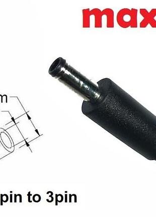 Dc кабель до блоку живлення 4.5x3.0(2.7)mm (+pin) (5a) (1.2m) (a class) 1 день гар.