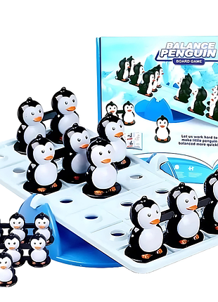 Игра настольная "пингвины" детская развлекательная игра балансир,на логику мышление и мелкую моторику рук