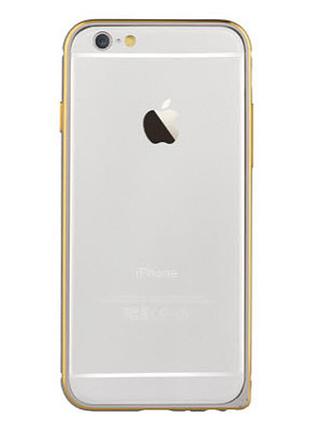 Бампер devia для iphone 6/6s buckle curve silver 2