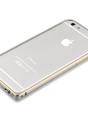 Бампер devia для iphone 6/6s buckle curve silver 3