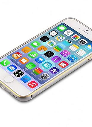 Бампер devia для iphone 6/6s buckle curve silver 4