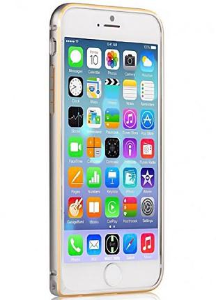 Бампер devia для iphone 6/6s buckle curve silver 5