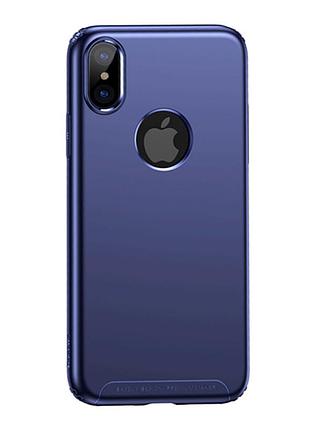 Чохол baseus для iphone x/xs soft case blue (wiapiphx-sj03)