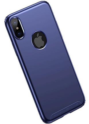 Чохол baseus для iphone x/xs soft case blue (wiapiphx-sj03) 2