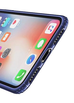 Чохол baseus для iphone x/xs soft case blue (wiapiphx-sj03) 4