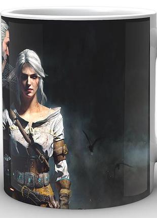 Кружка geekland the witcher ведьмак геральт и цири tw.02.026