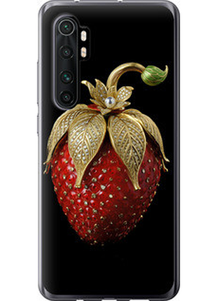 Чохол на xiaomi mi note 10 lite полуниця v3 "5638u-1937-851"