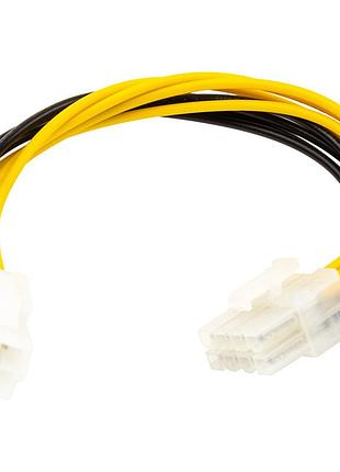 Перехідник живлення для процесора powerplant 4 pin (f) - 8 pin (m) 0.2 м