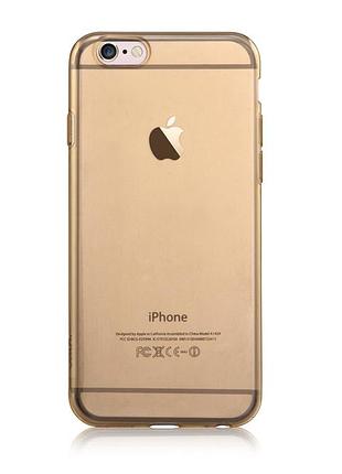 Чехол devia для iphone 6/6s naked crystal champagne