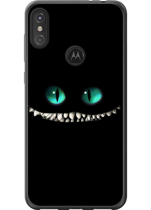 Чехол на motorola one power чеширский кот "689u-1588-851"