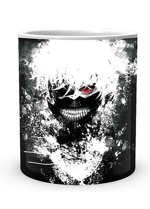 Кружка geek land біла tokyo ghoul токійський гуль чорно-біла tg.02.039