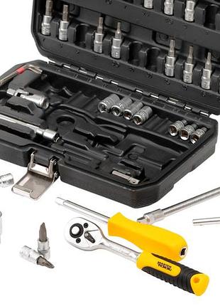 Набір інструменту mastertool 1/4" x 46ед (78-2047) 2
