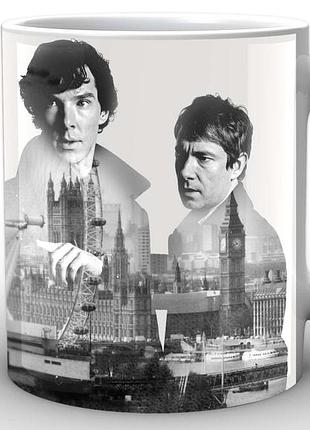 Кружка geek land белая шерлок холмс sherlock sherlock holmes sh.002.23