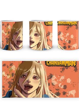 Кружка geekland chainsaw man человек бензопила пауэр cm 02.29