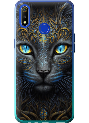 Чохол на realme 3 кішка "5548u-1869-851"