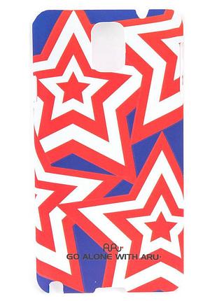 Чехол aru для samsung galaxy note 3 stars red
