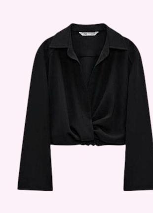 Стильна укорочена блуза, l xl