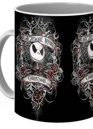 Кружка кошмар перед рождеством the nightmare before christmas black jack cp 03.216