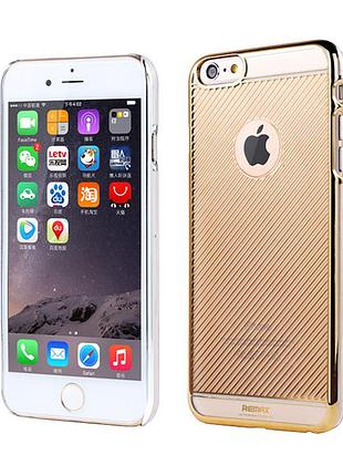 Чехол remax для iphone 6/6s shadow pc golden
