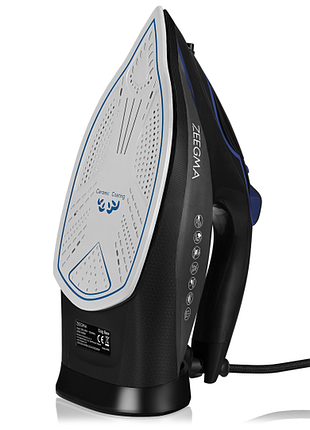 Утюг zeegma eisig base black blue 2