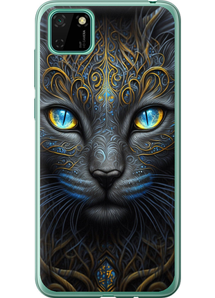 Чохол на huawei y5p кішка "5548u-1936-851"