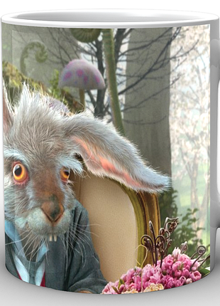 Кружка geekland белая алиса в стране чудес alice in wonderland мартовский заяц aw.02.004