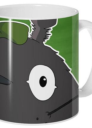 Кружка geek land белая мой сосед тоторо my neighbor totoro глазки nt.02.029