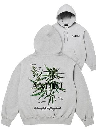 Amiri hoodie серые