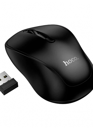 Беспроводная компьютерная мышка hoco gm41 bluetooth + 2.4g dpi 800-1200-1600 черный