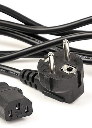 Кабель питания powerplant schuko cee 7/7 - iec 320 c13