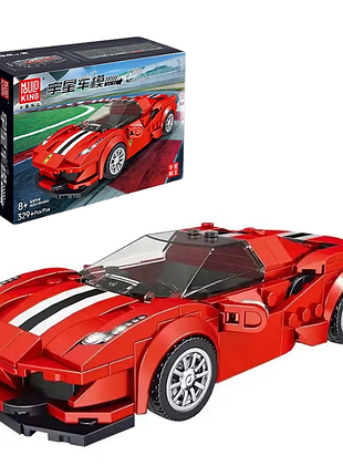 Конструктор ferrari спортивна машина 329 деталі, червона