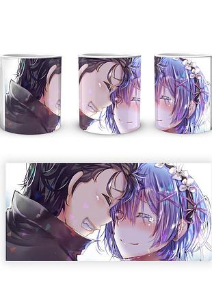 Кружка geekland re:zero. жизнь с нуля в альтернативном мире рэм субару rz 02.017