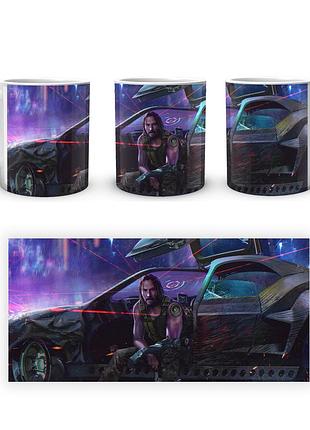 Кружка geekland cyberpunk 2077 кіберпанк 2077 джонні сільверхенд cy 02.598