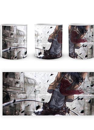 Кружка geekland attack on titan атака титанів мікаса aot 002.28