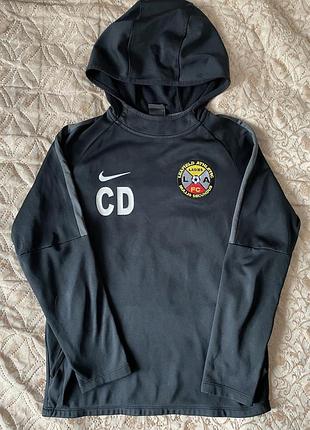 Nike футбольна кофта з капюшоном sheffield athletic ladies fc чорна спортивна
