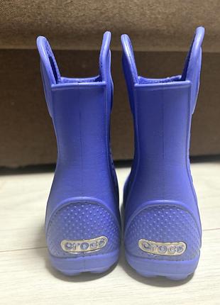 Чоботи з ручками crocs c7 14 см 4